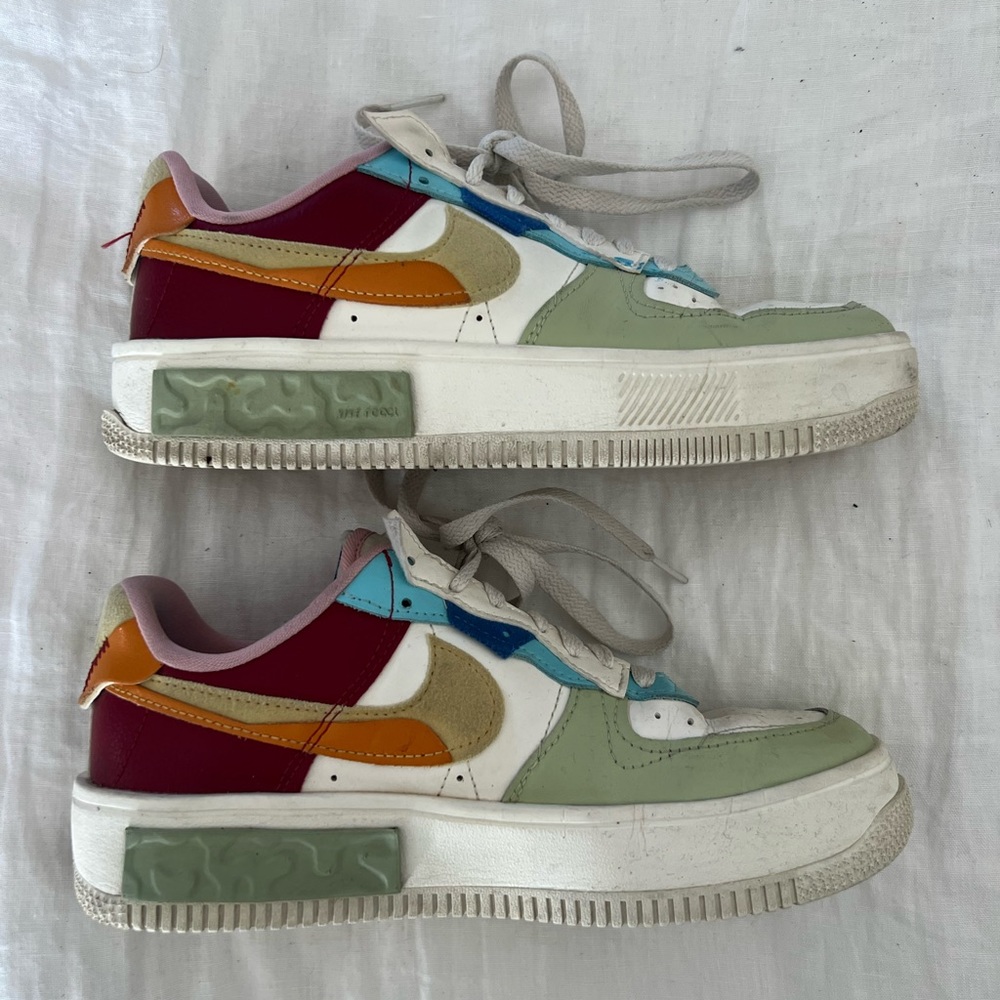 NIKE- Women’s Air Force 1s - Fontana Sail Multi Color - Size 7